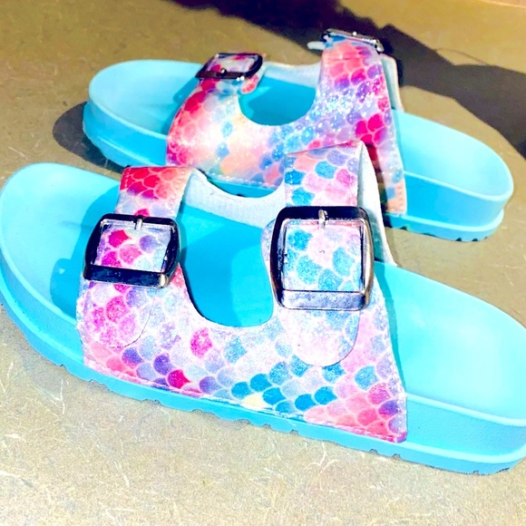 Shoes Nwt Kids Sandals Girls Beach Flops Mermaid Shoes Little Girl